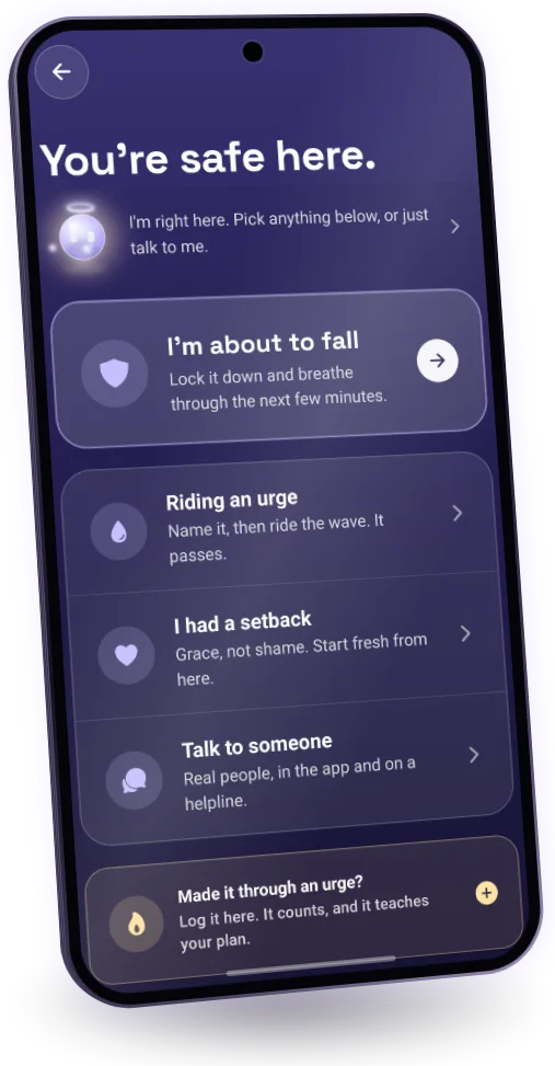 Get help screen on a phone